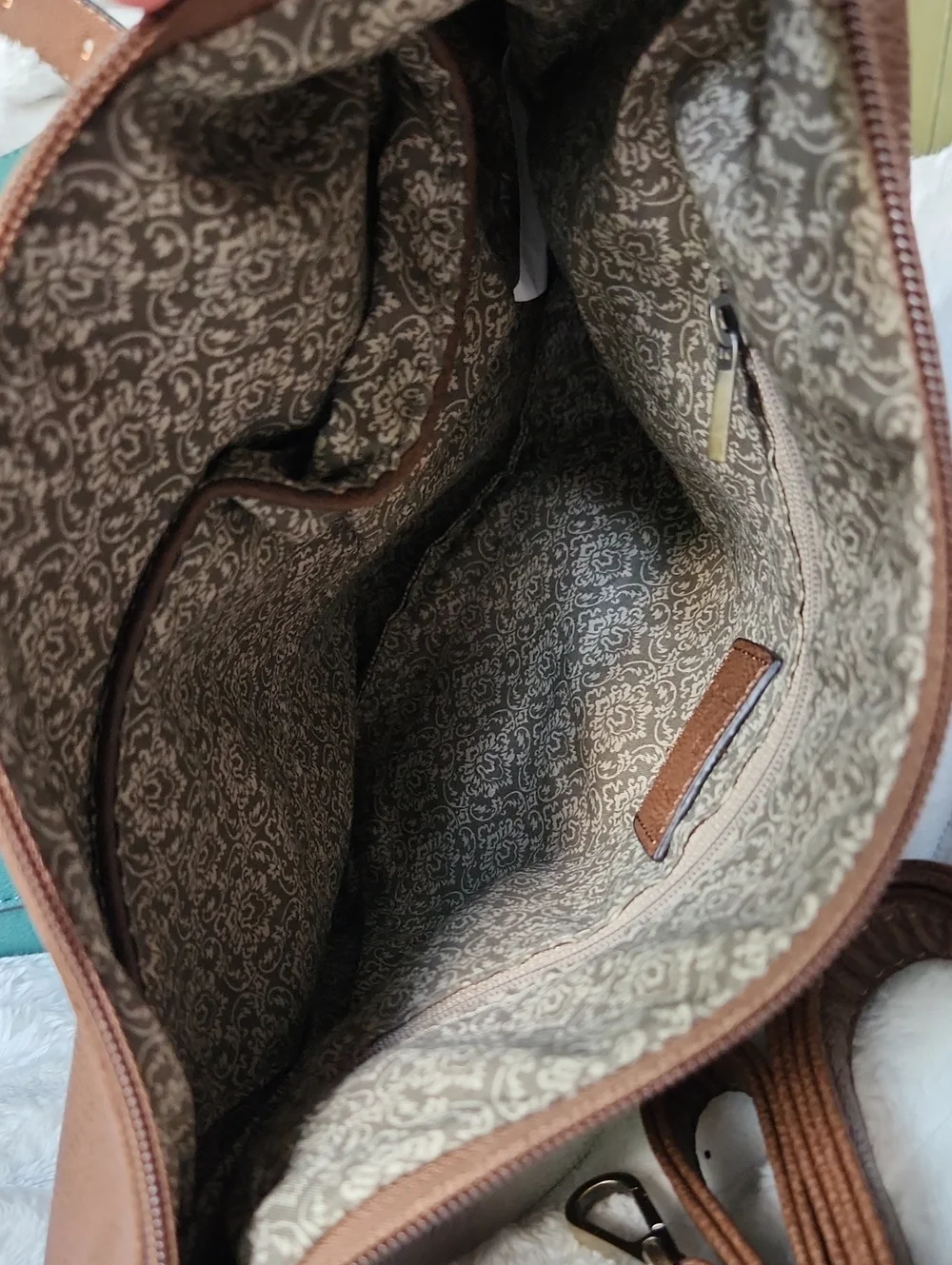 Joy Susan Hobo Bag - Green & Brown